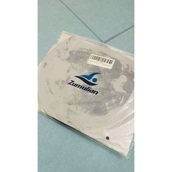 Zumulian Silicone Swim Cap w/ Plug and Nose Clip Suit for Long Hair - Picture 2 of 3